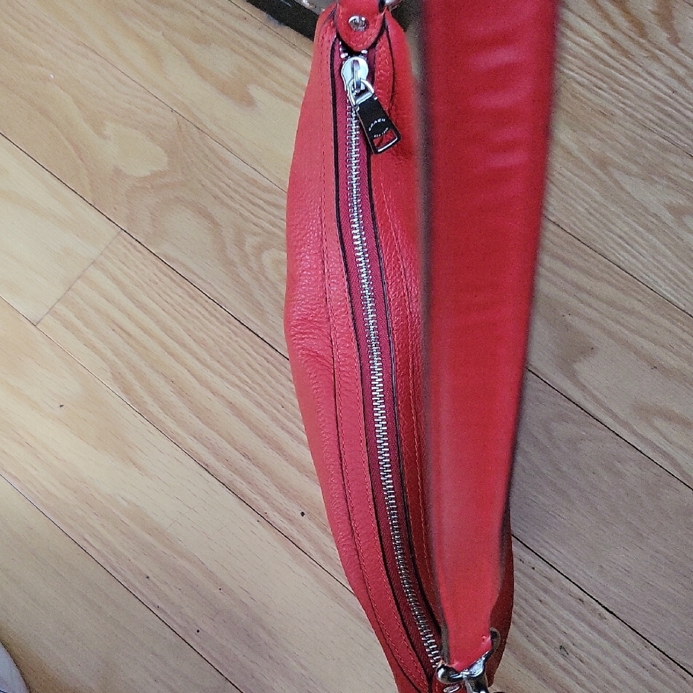 Coach Aria Crossbody Bag In Bright Poppy - Picture 6 of 16